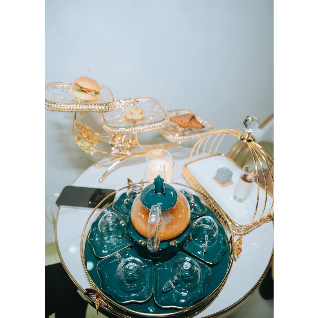 Khay đựng hoa quả đĩa thuyền vuông/ tròn MJC028