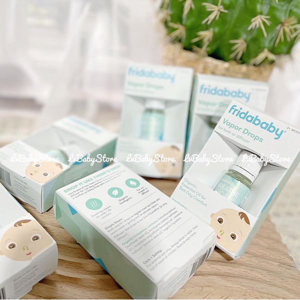 Tinh dầu FRIDABABY VAPOR DROPS - MANG ĐẾN SỰ THOẢI MÁI NHẤT CHO CON TRONG NHỮNG NGÀY ỐM