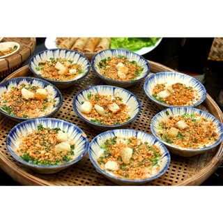 Set 10 chén gốm phết xanh neop size to 9.5cm -chén tép làm bánh bèo - nướng trứng - chén chấm - gốm xưa nam bộ lái thiêu