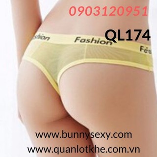 (HÀNG CHUẨN) QUẦN CHIP LỌT KHE MỎNG XUYÊN THẤU