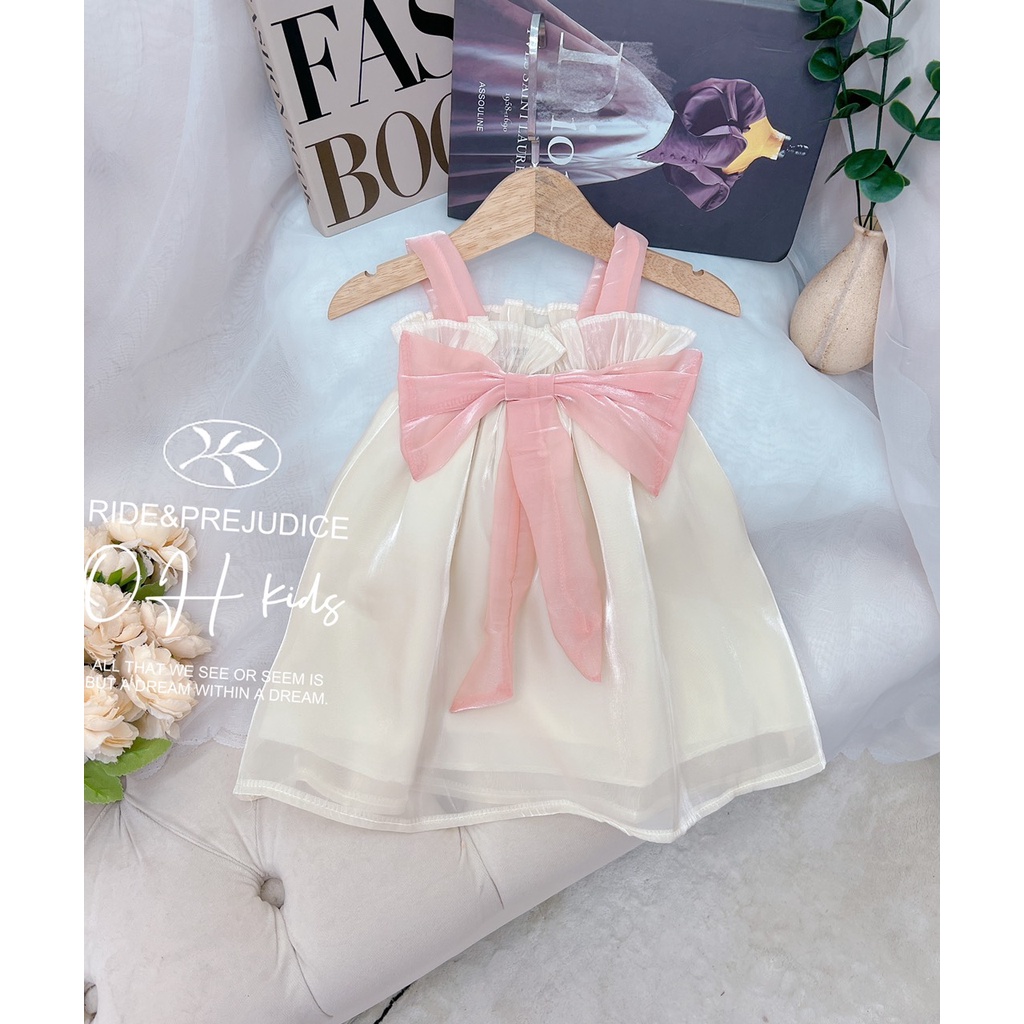 Size 7-20kg Váy Tơ 2 dây công chúa, set váy cao cấp - hàng thiết kế cho bé gái