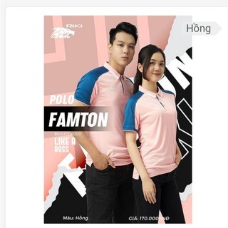 Áo thun nam nữ polo thể thao chính hãng riki famton