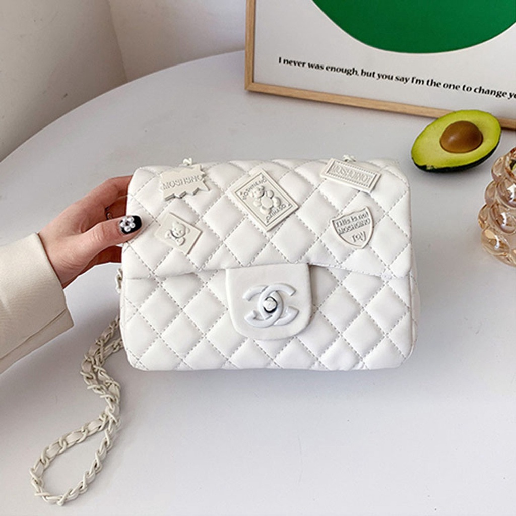 Túi Nữ Da PU Thời Trang Sang Trọng Có Dây Xích Có Thể Điều Chỉnh Túi Đeo Vai Cho Công Việc Văn Phòng