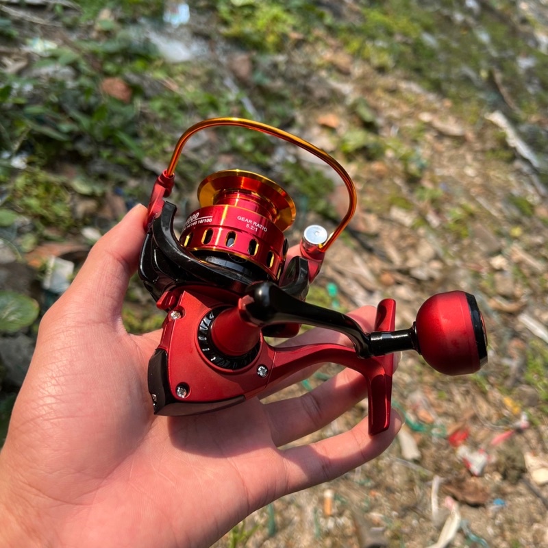 Máy Câu CNC HA Kim Loại Tay Quay Độ tải cá siêu khoẻ size 2000 đến 7000