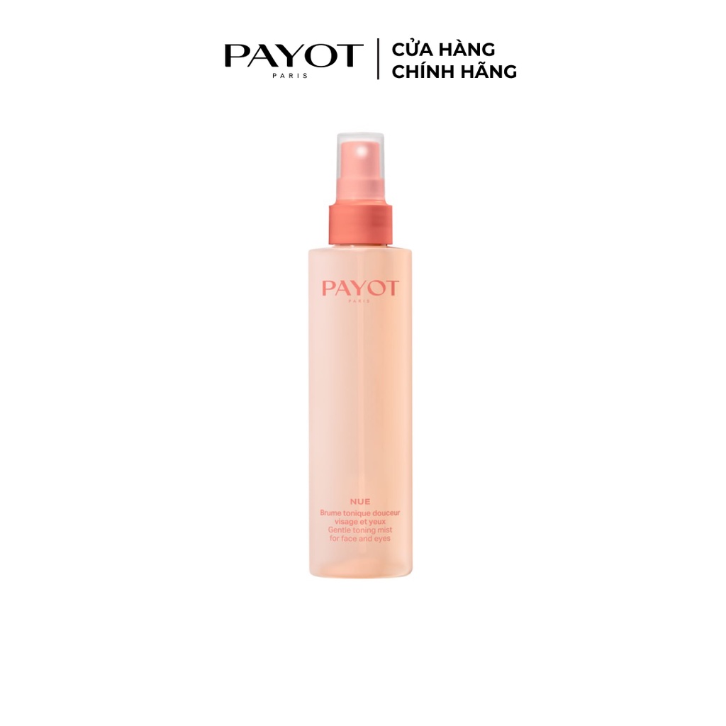 Toner/ Xịt Khoáng Cấp Ẩm Kiềm Dầu Sáng Da An Toàn Từ Thiên Nhiên Payot GENTLE TONING MIST FOR FACE AND EYE 200ml