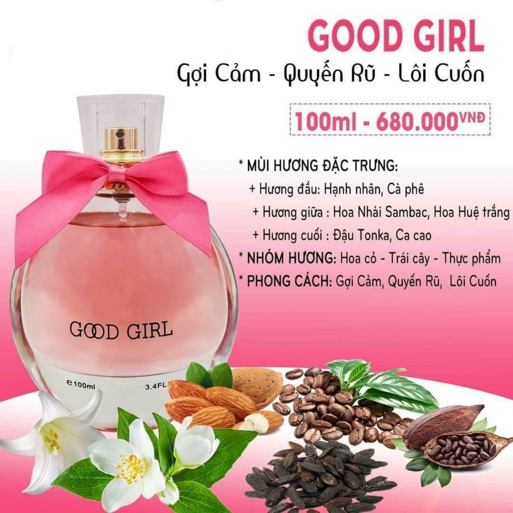 Nước hoa nữ good girl 100ml