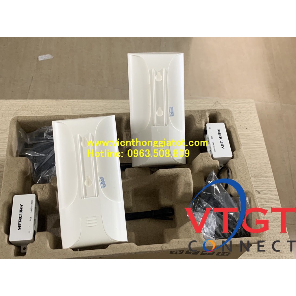 Bộ thu phát Mercury MWB505 cho camera IP