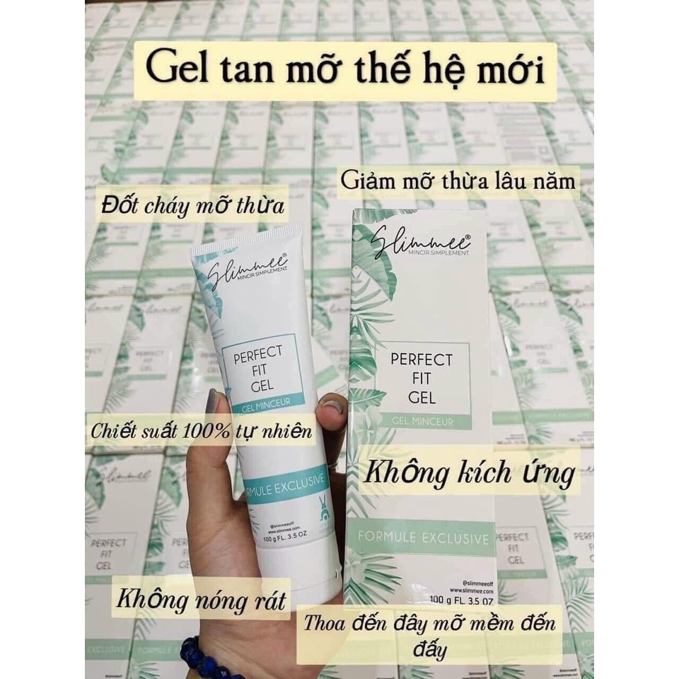 Gel tan mỡ Slimmee Perfect Fit 100g của Pháp