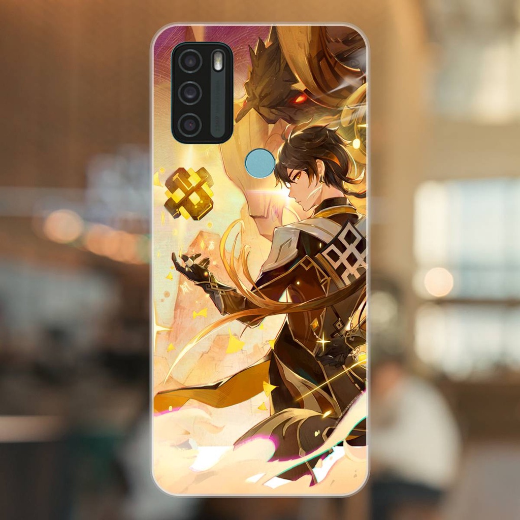 Ốp lưng điện thoại Vsmart Star 5 dẻo trong Zhongli Genshin Impact