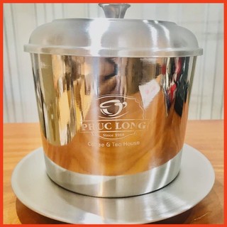 Phin cà phê inox lớn pha 500g cà phê có khắc logo thương hiệu,khách khắc logo vui lòng liên hệ shop trước khi đặt hàng 