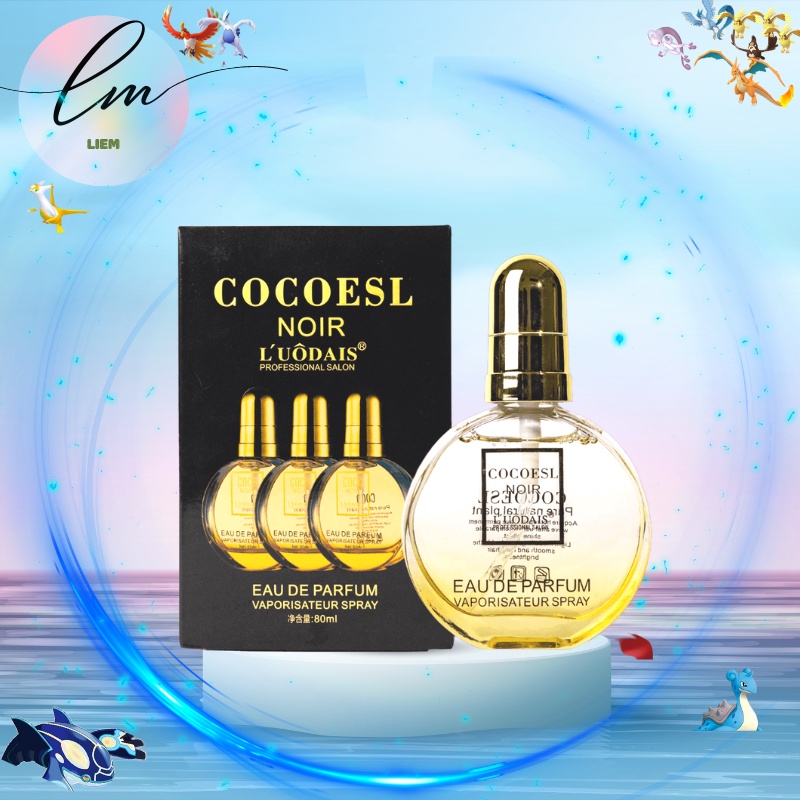 Tinh Dầu Dưỡng Tóc Thơm Cocoesl Noir Hương Nước Hoa 80ml -LM