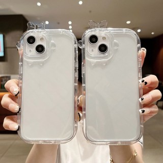 Ốp lưng iphone nơ camera hình vuông trong suốt 6/7/8plus/x/xs/11/12/13/promax-BA