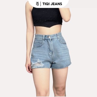 Quần short jean nữ rách tiqi jeans s1-488