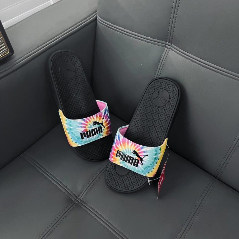 Dép Quai Ngang Chính Hãng Puma Cool Cat Đen Phối Nhiều Màu Shop Xám Store