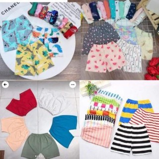 Quần sooc đùi hè cho bé, quần đùi cotton mềm mát bé trai bé gái 8-20kg LOLITAKIDS