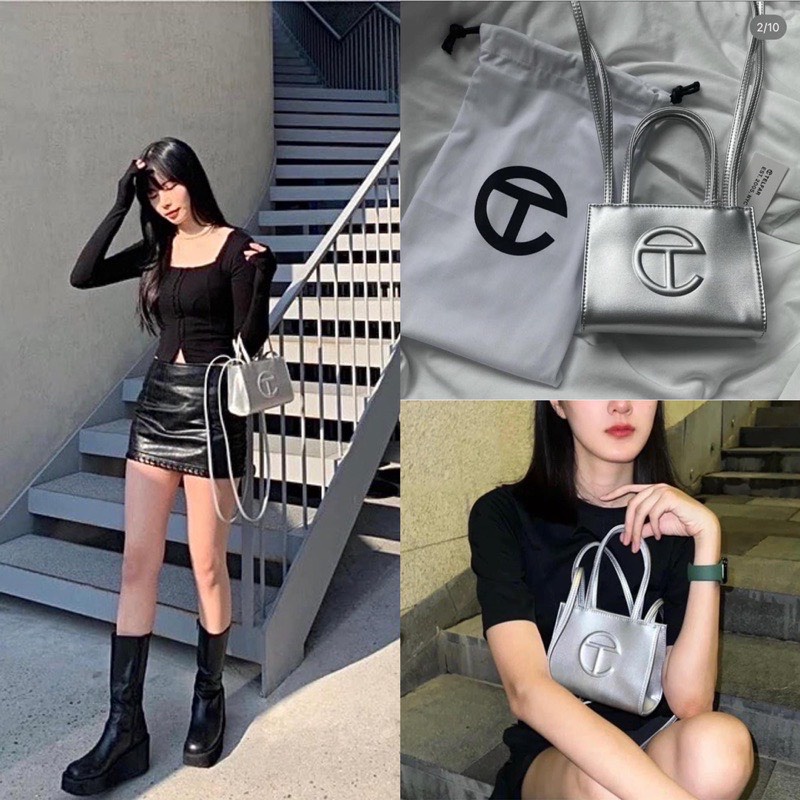 Túi đeo chéo nữ túi TF size 17 da mềm đẹp sang chảnh hàng fullbox