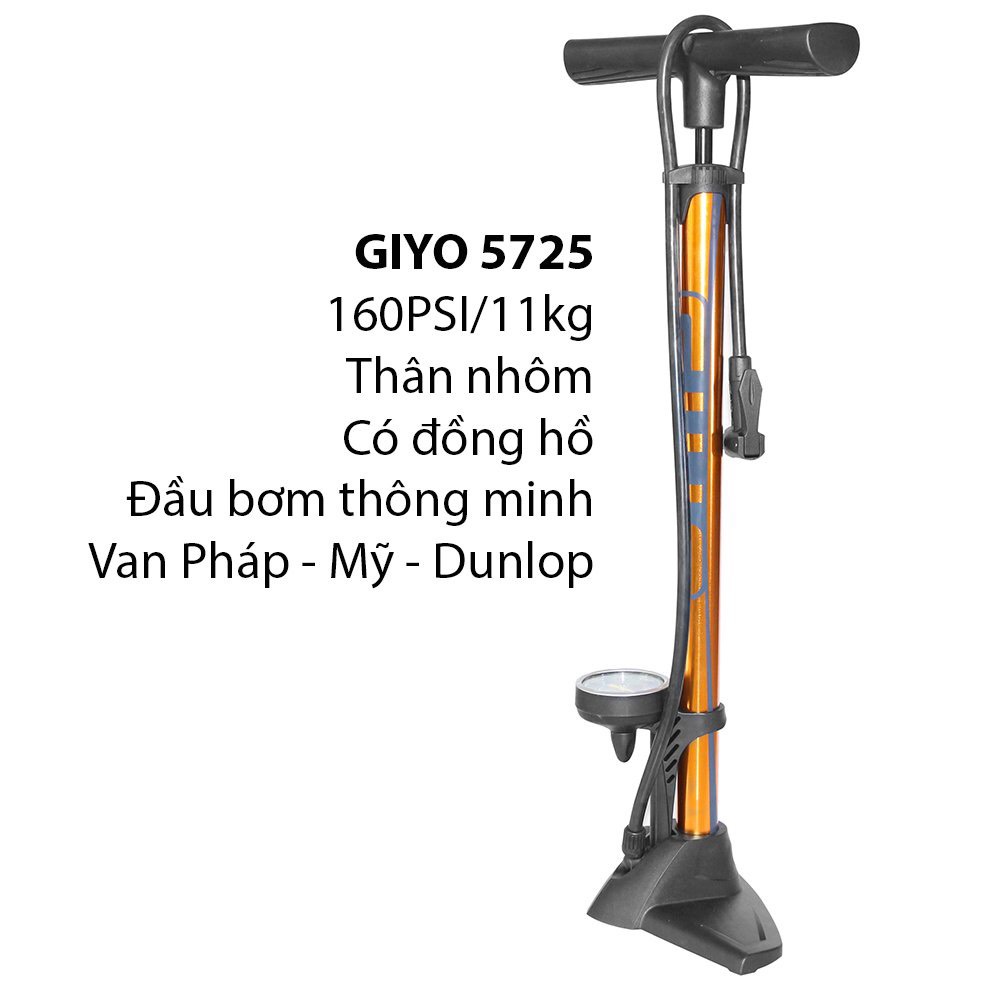 Bơm xe đạp chuyên dụng Giyo to GF-5725