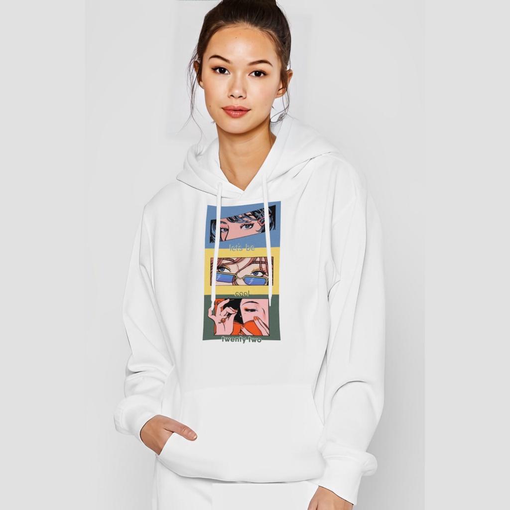Áo hoodie cặp đôi Twenty two áo hoodie unisex nam nữ form rộng oversize nỉ bông SS2-No.H03 | BigBuy360 - bigbuy360.vn