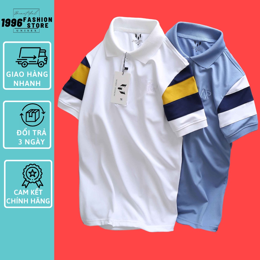 Áo thun polo nam cổ bẻ Marc RENO vải cá sấu Poly xuất xịn, chuẩn form, sang trọng lịch lãm