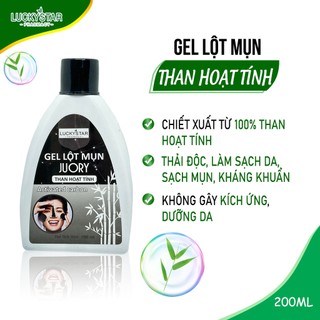 Gel Lột Mụn Than Hoạt Tính Lucky Star 200ml