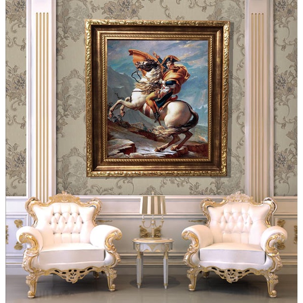 Tranh Cổ Điển Châu Âu - Napoleon vượt dãy AnPơ