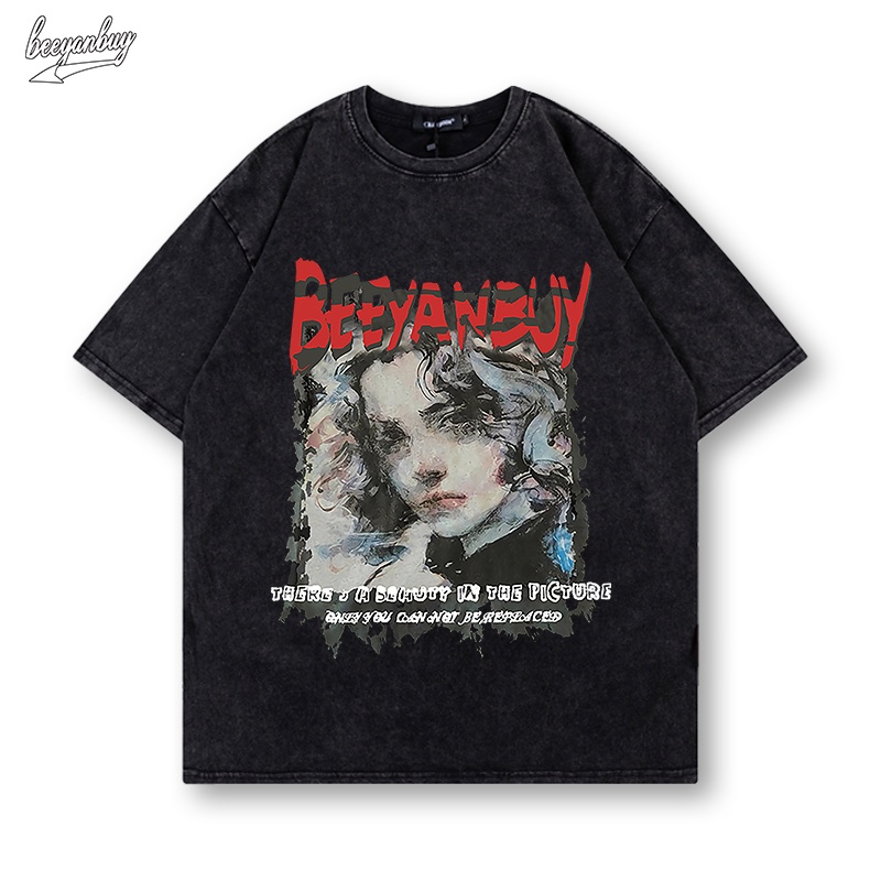 Áo thun phông nam đen local brand BEEYANBUY T-shirt basic unisex ulzzang 100% cotton