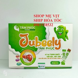 Jubeely giúp giải đôc gan dạng thạch của Tâm Phúc hộp 20 gói