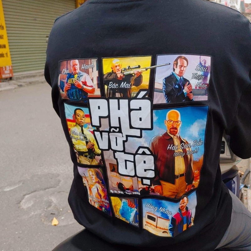 Áo thun local brand oversize Breaking Bad - Phá Vỡ Tệ Oách xà lách | 100% cotton, 230gsm