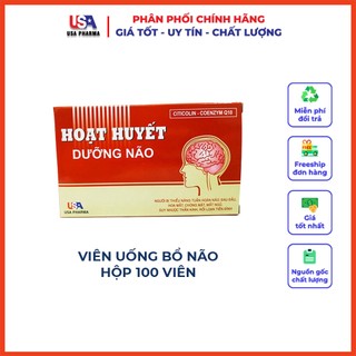 Hoạt huyết dưỡng não USA – Giúp tăng cường tuần hoàn máu não