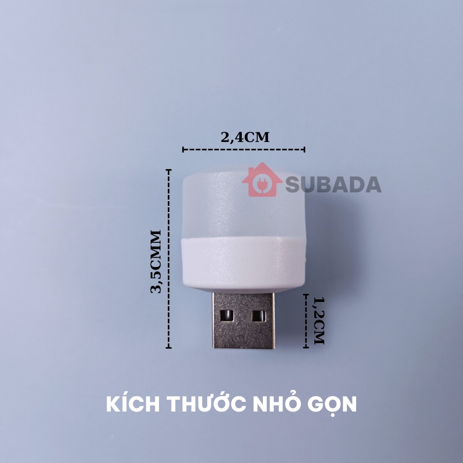 Đèn ngủ led usb mini SuBaDa bảo vệ mắt thiết kế đơn giản tiện dụng trang trí phòng ngủ-khách-quán cafe/cửa hàng DN04 | BigBuy360 - bigbuy360.vn