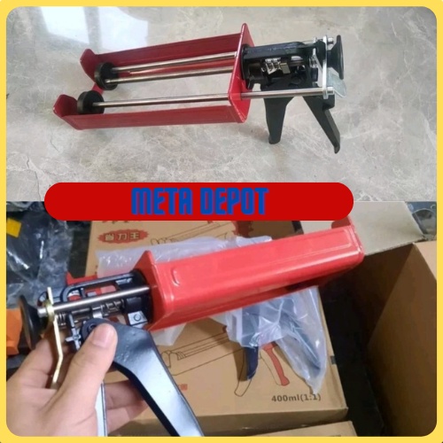 Súng Sắt Bắn Keo Chít Mạch 2 Thành Phần Loại Đúp Chuyên Dụng ( chỉ sử dụng cho thi công keo chít mạch