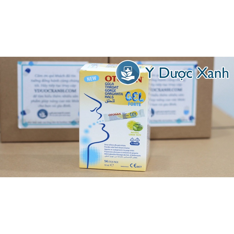 Mua  OTOSAN THROAT GEL FORTE, 14 gói, Gel ngậm giảm đau họng cho trẻ em - Y Dược Xanh