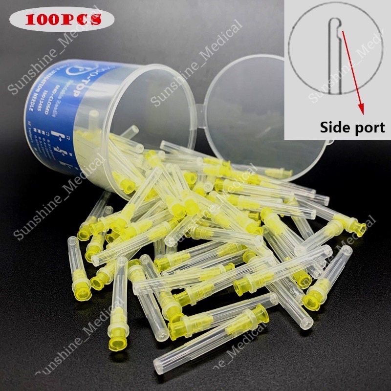 Kim bơm rửa nội nha 2 lỗ kim bơm rửa nha khoa kim bơn rửa ống tuỷ răng