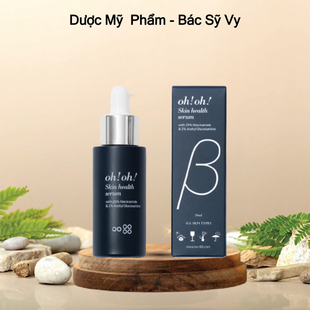 SERUM OH!OH 20% NIACINAMIDE thu nhỏ lỗ chân lông, giảm nhờn và thâm mụn