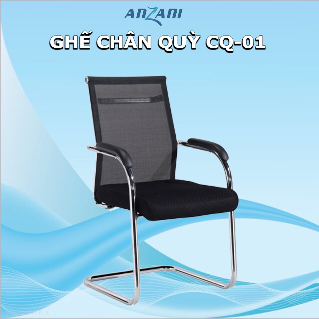 Ghế Văn Phòng Chân Quỳ CQ-01 Khung Thép Siêu Bền - Lưng Lưới Thoáng Mát