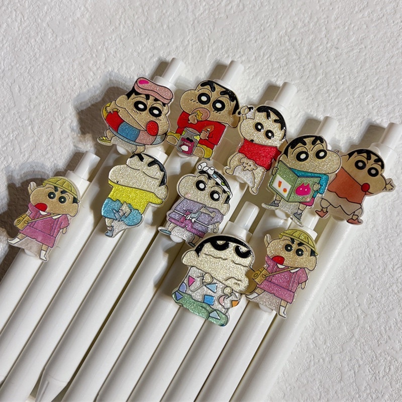 Bút Bi Hoạt Tiết Cậu Bé Bút Chì Shin-Chan Ngòi Bút 0.5mm