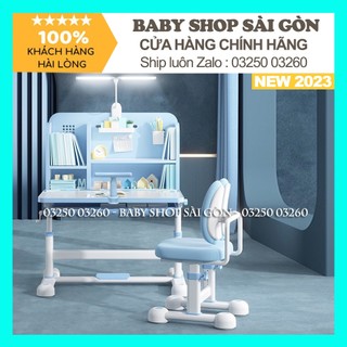 Bàn học sinh thông minh chống gù lưng A16+, bộ bàn ghế cho bé tiểu học