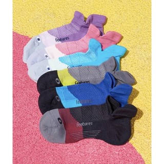 Set 6 Đôi tất chạy bộ Feetures cao cấp xuất Mỹ, chống rộp chân, bền form bền vĩnh viễn, khử mùi