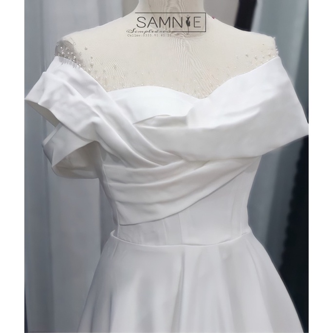 Váy cưới đi bàn