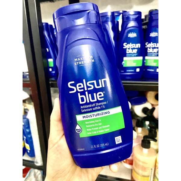 Dầu gội Selsun Blue Antidandruff Shampoo Mỹ Giúp Làm Sạch Nấm Gàu 325ml