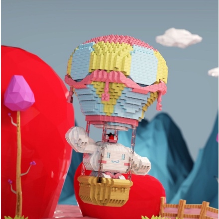 Mô hình lắp ráp - Đồ Chơi Lắp Ráp Cinnamoroll Hoạt Hình đáng yêu 3D Bằng Nhựa ABS Cho bé