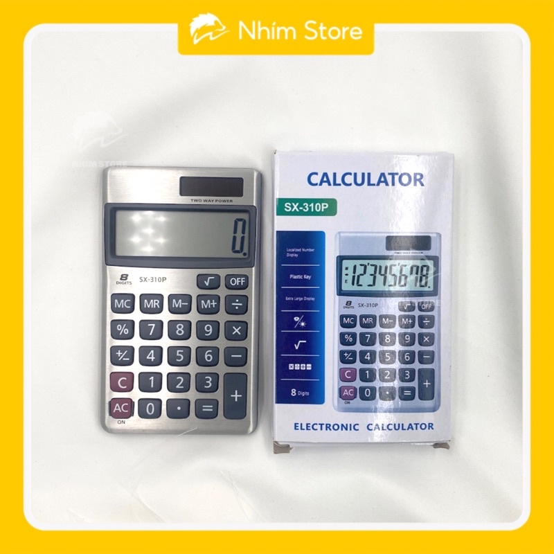 Máy tính học sinh, máy tính bỏ túi SPX 310 Nhím Store dành cho học sinh sinh viên, nhân viên kế toán giá rẻ