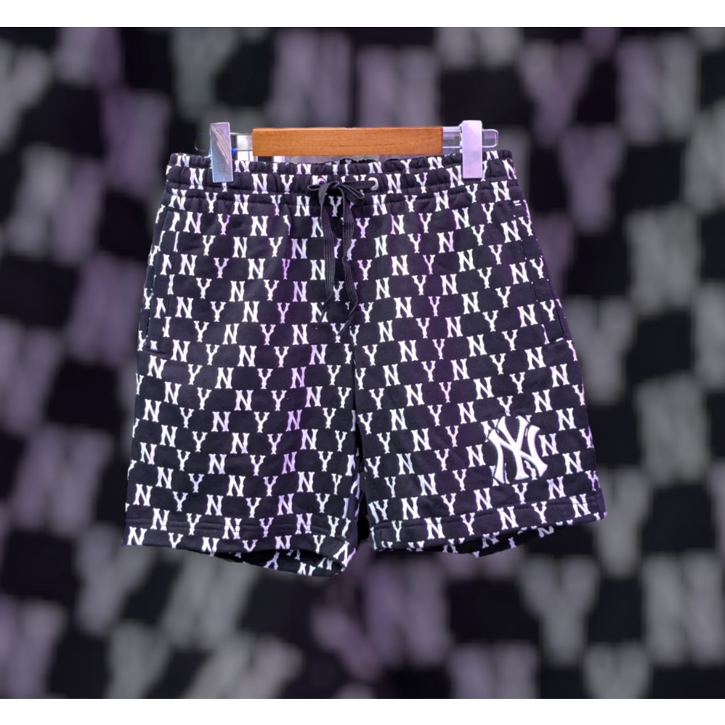 Quần Short Unisex MLB Monogram Allover Logo Half Pants New York Yakees