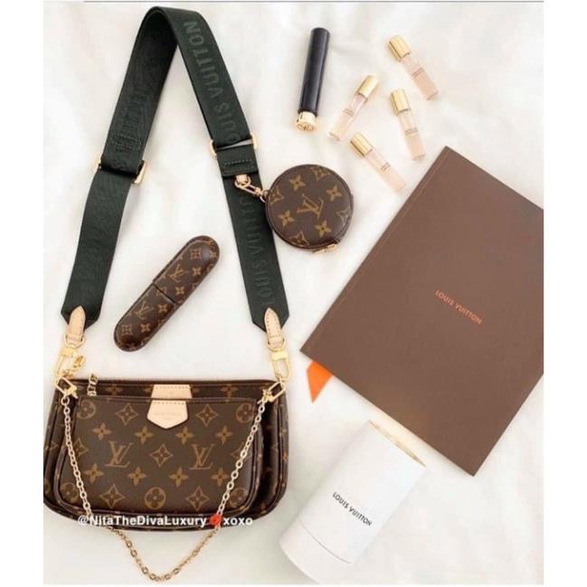Túi Xách LV Multi Pochette Hồng Xanh  -  By Willow.luxury