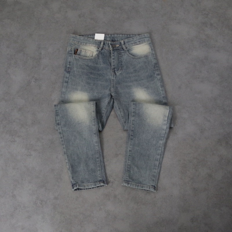 Jean skinny xanh trầm KP KPis Clothes sale 50% unisex nam nữ