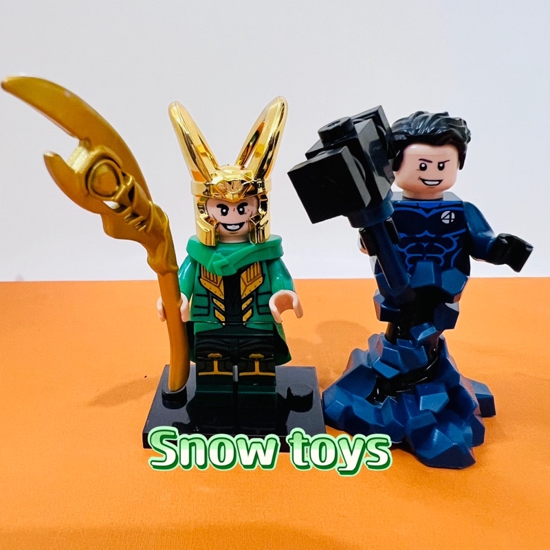 Minifigures Avengers Marvel - Mô hình Fantastic Leader Human Touch Loki Doctor Doom Scream Invisible Woman Spider man