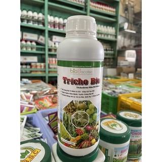 TRICHO BIO chai 1lit là trichoderma nấm đối kháng dạng nước