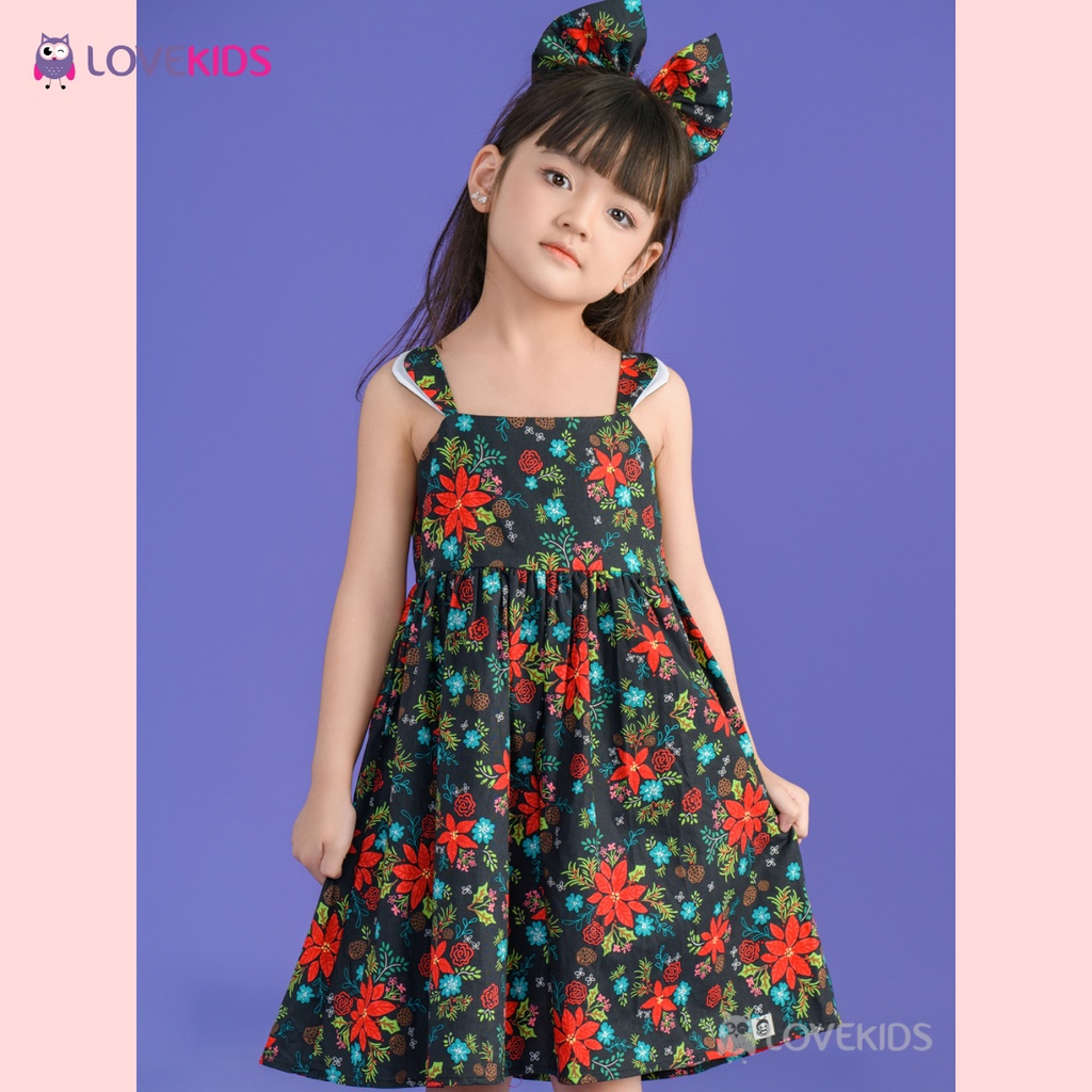 Đầm mùa hè hoa trạng nguyên – Lovekids