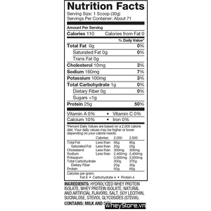 Whey Protein ISO100 Dymatize 5LBS - CHÍNH HÃNG