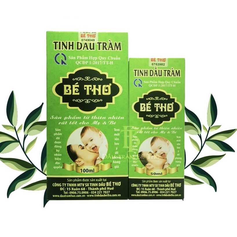 🌸 🌸 TINH DẦU TRÀM BÉ THƠ CHĂM SÓC SỨC KHOẺ CHO MẸ VÀ BÉ CHAI 50ML